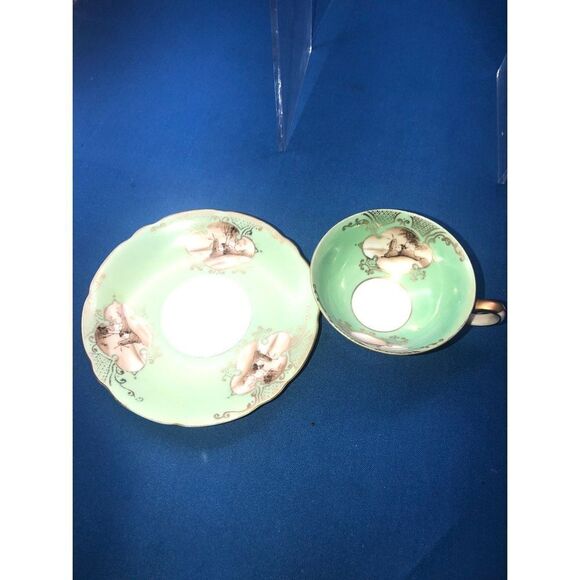 Demitasse Ucagco China - "Made in Occupied Japan" Tea Cup 1.5”and Sa… - Picture 4 of 6